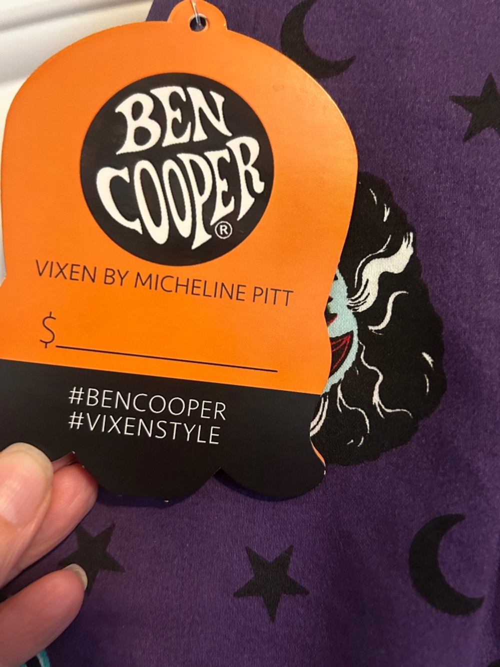 Ben Cooper Monster Mask print Vixen Pencil Skirt - Picture 4 of 6